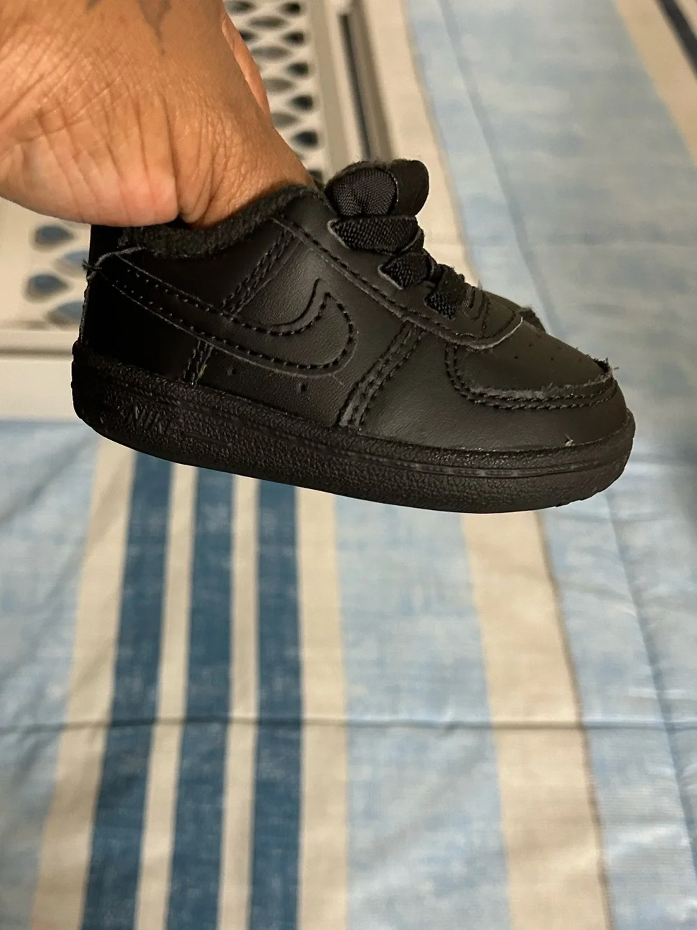 Kids Black Athletic Sneakers - Comfortable Everyday Shoes